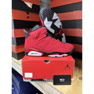 Nike Air Jordan Retro 6 Toro Bravo 2023 Size 9 Authentic Basketball Red NEW